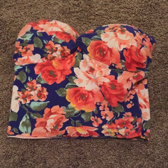 Multicolored crop top - Picture 1 of 2